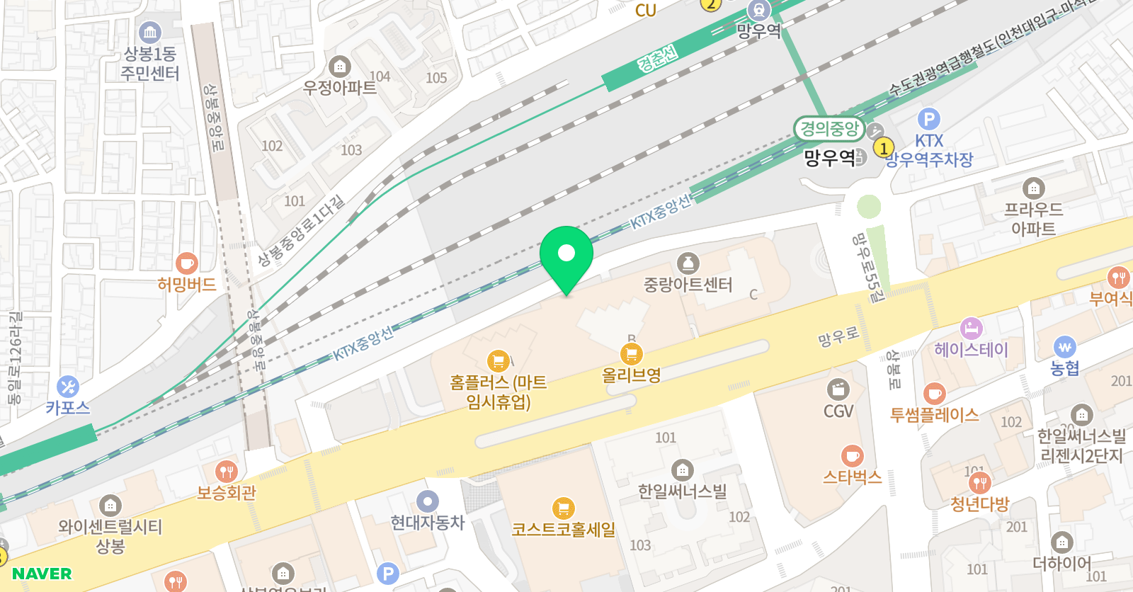 디자인일공공미술학원 위치