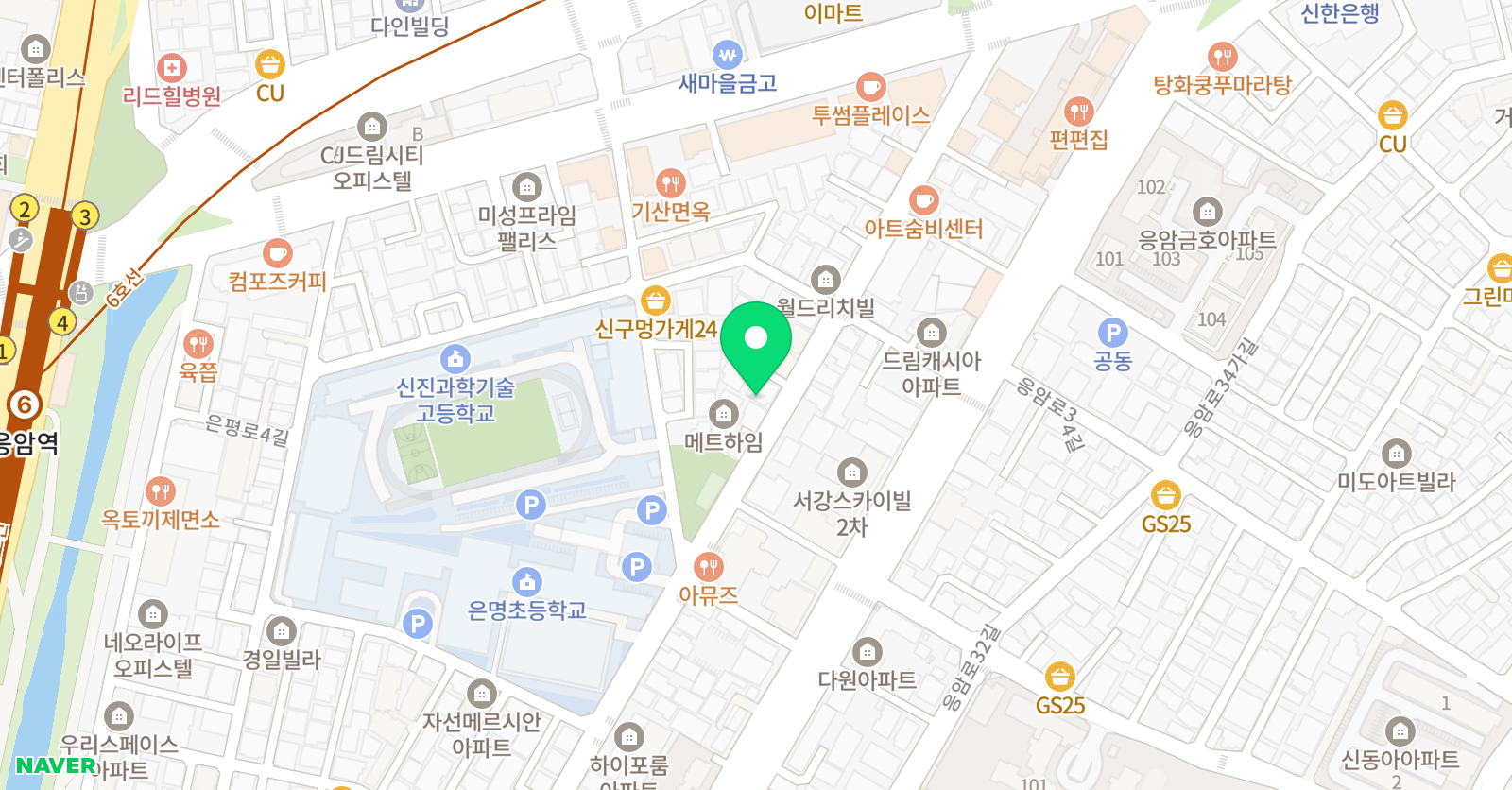 기탄 사고력교실학원 은평센터 위치