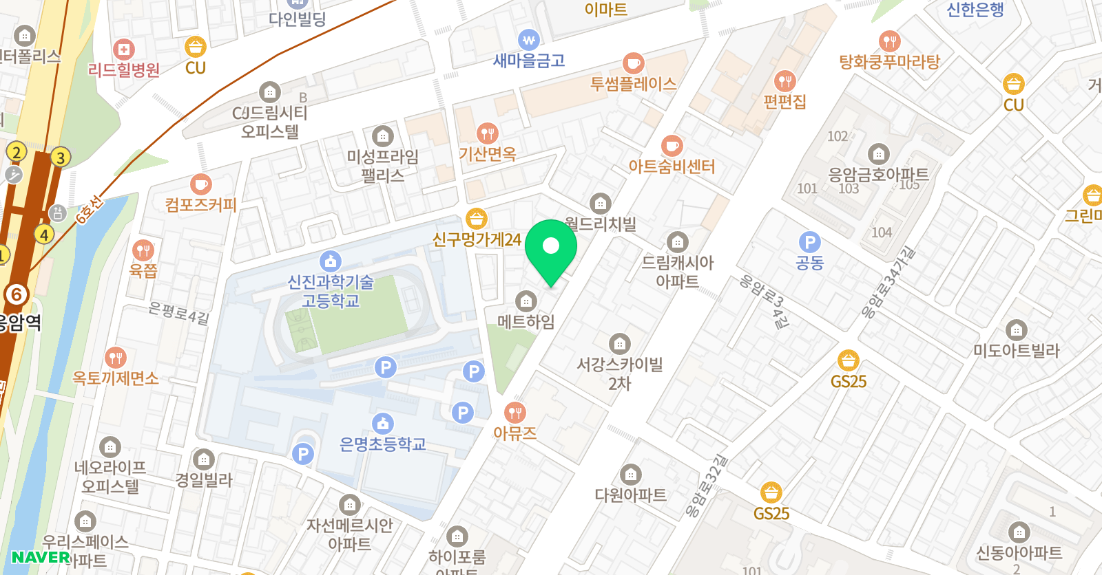 3030 영어학원 은평응암센터 위치