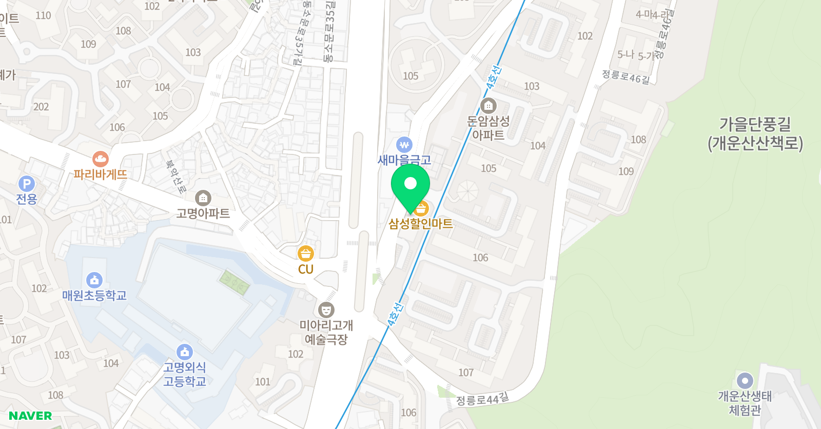 명음 피아노 음악교습소 위치