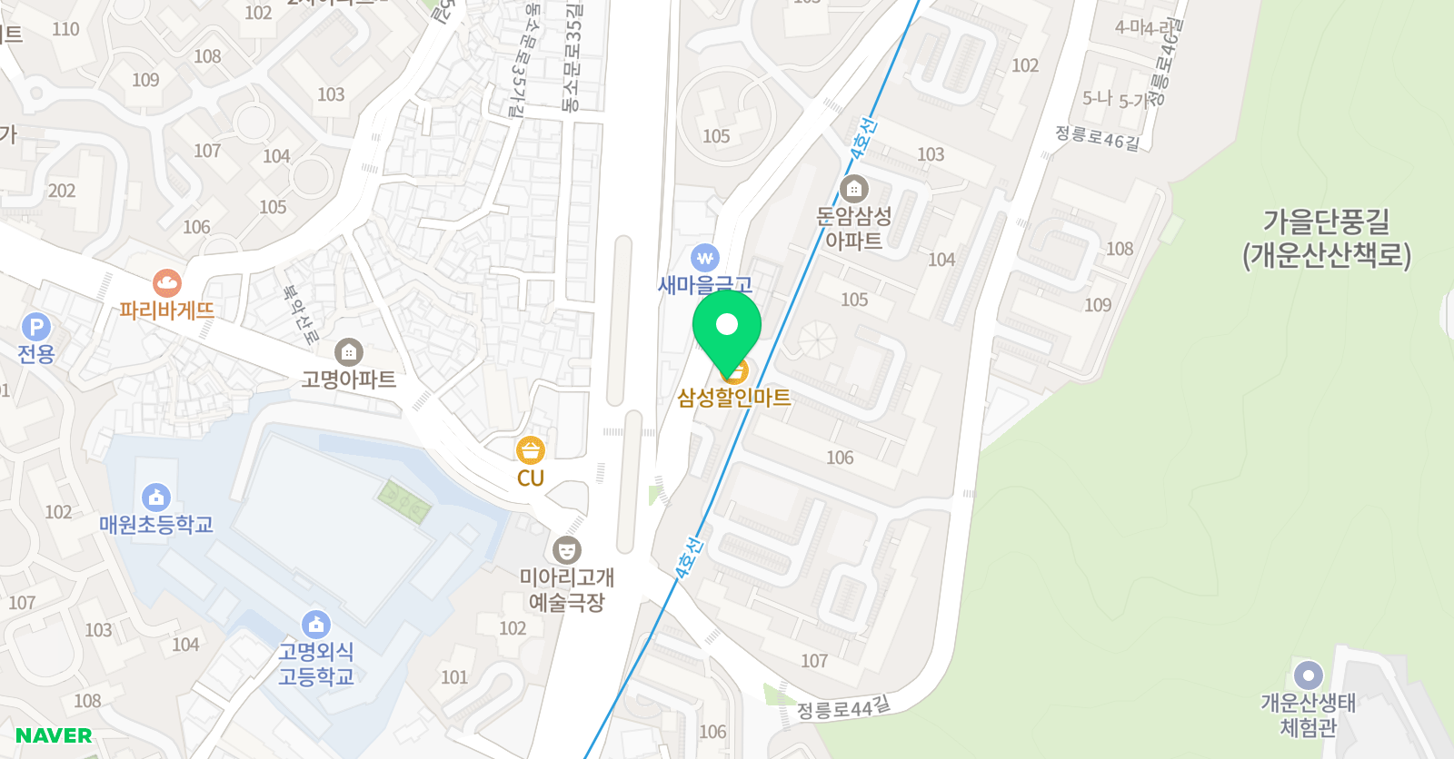 삼성 태권도 위치