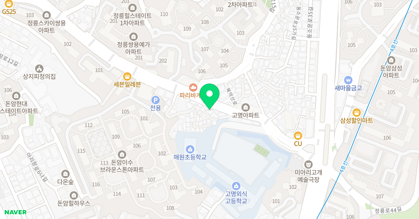 감성 날개미술 위치