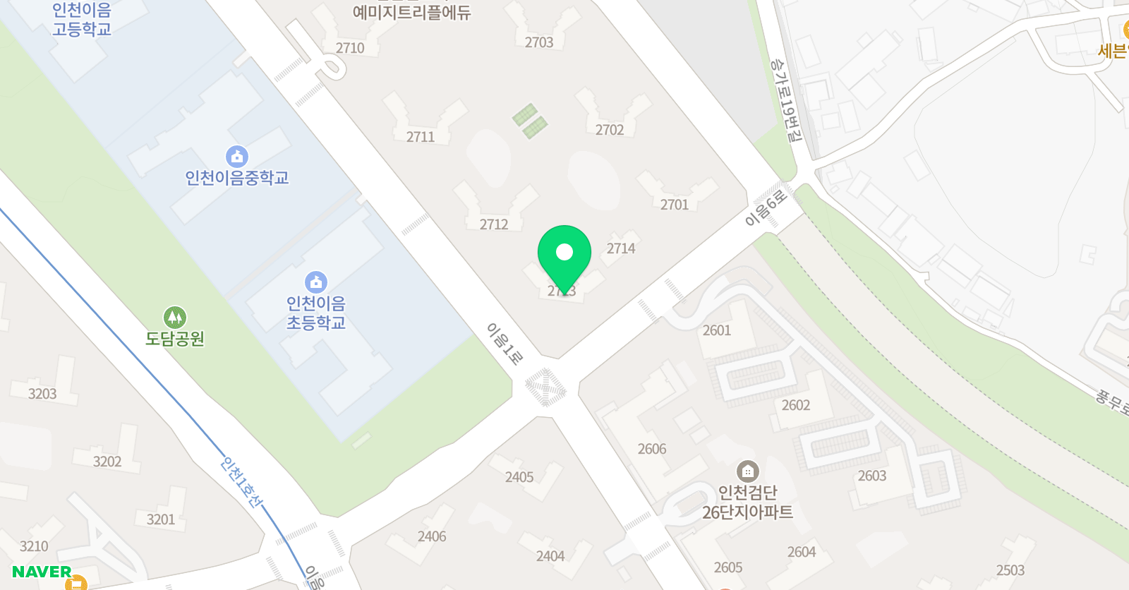 스마트해법 영어 예미지트리플에듀 점 위치