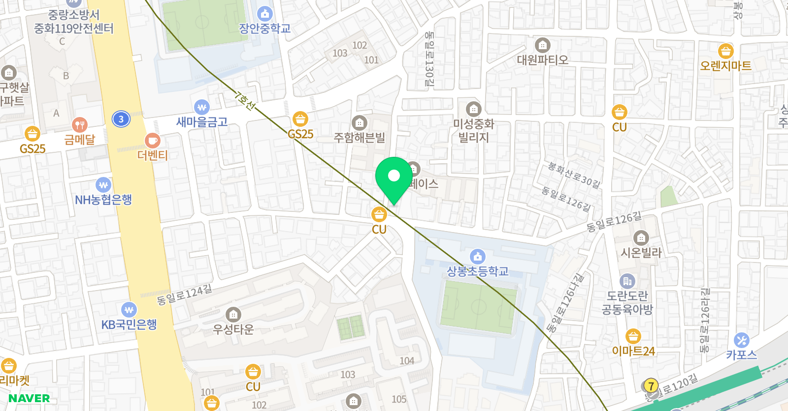 정현아카데미 스텝업학원 위치