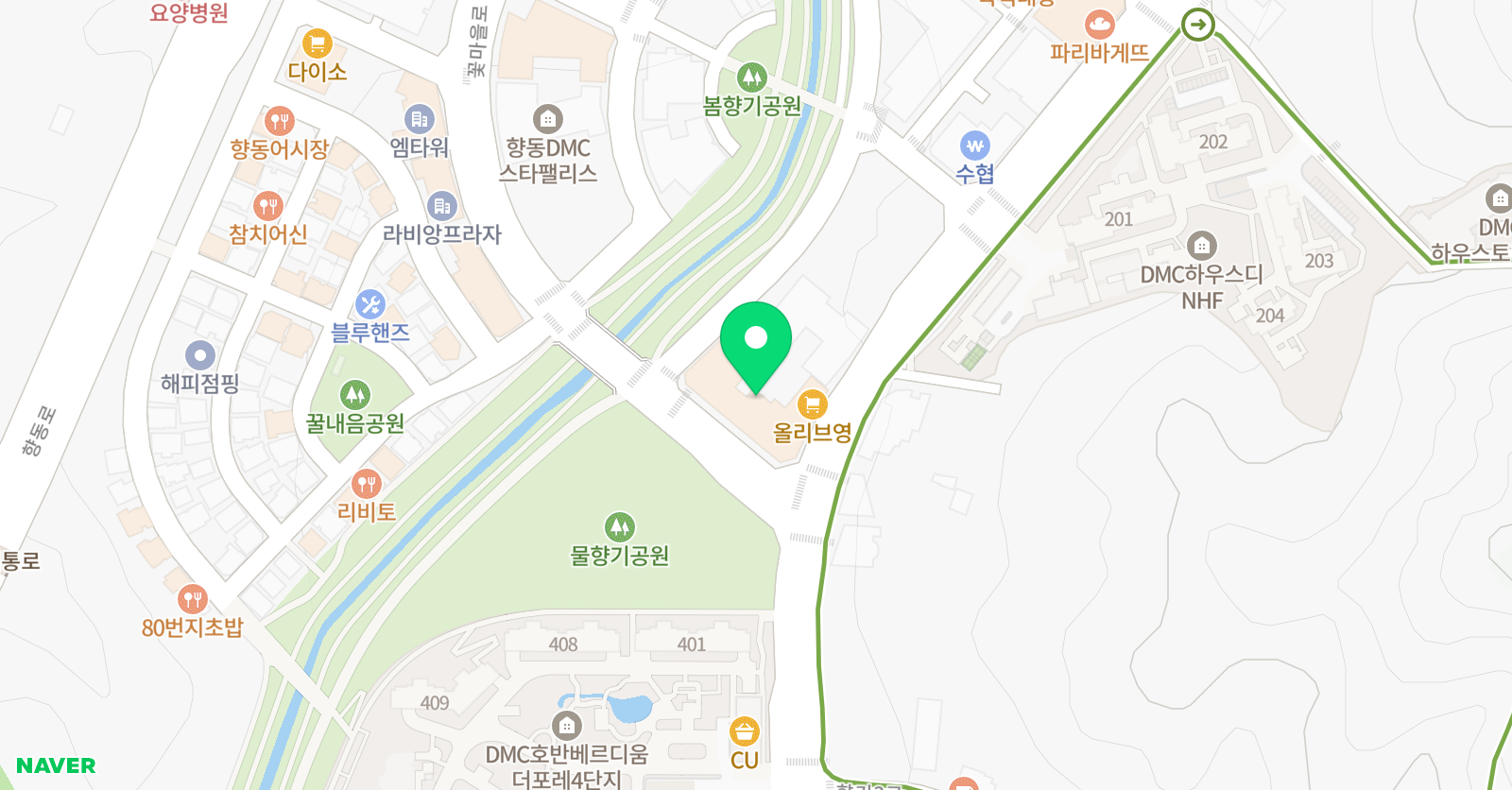소마사고력수학 향동센터 위치