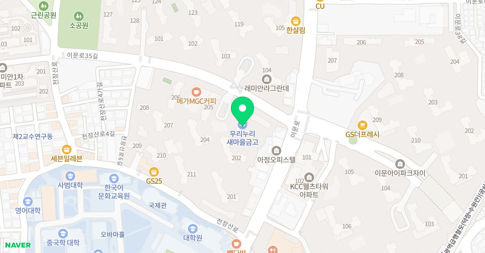 생각연필 독서논술 이문점 위치