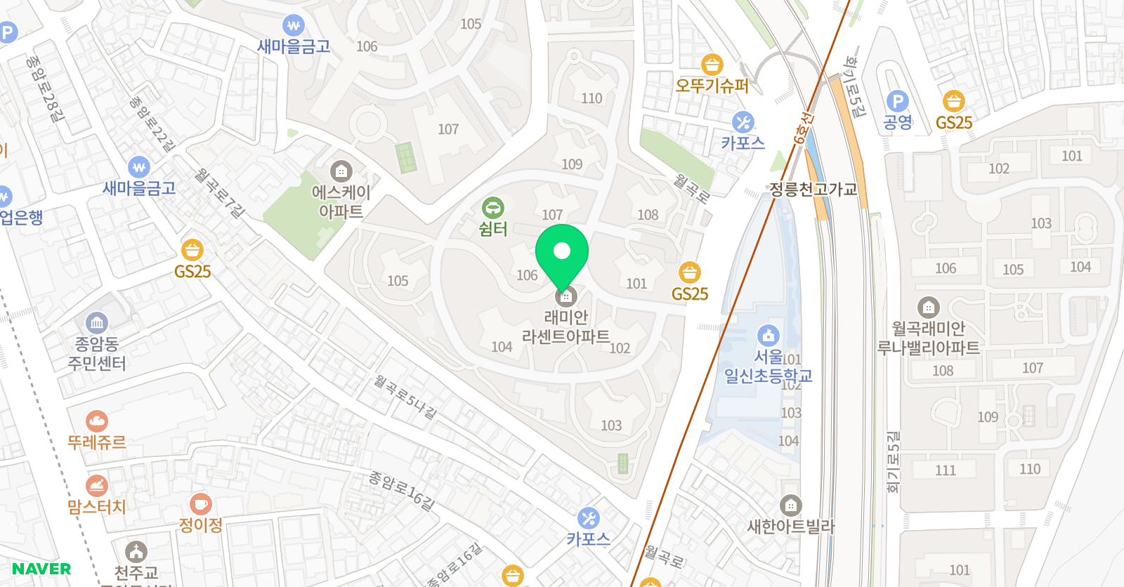 스마트해법 수학 성북종암래미안라센트점 위치