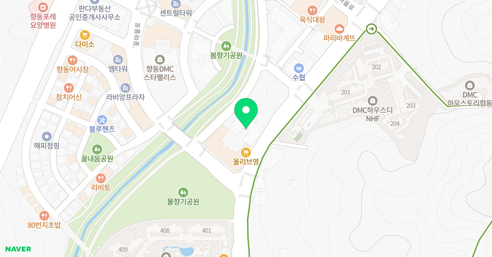 바우 수학학원 위치