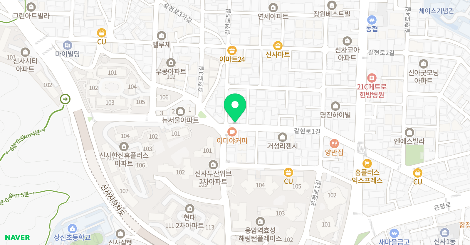 예밀 음악학원 위치