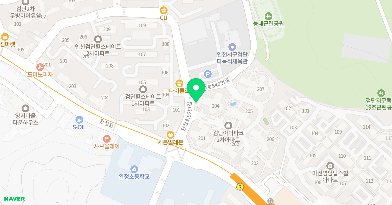 홍익힐 미술학원 위치