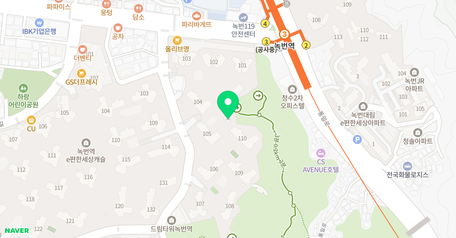 수정 음악교습소 위치
