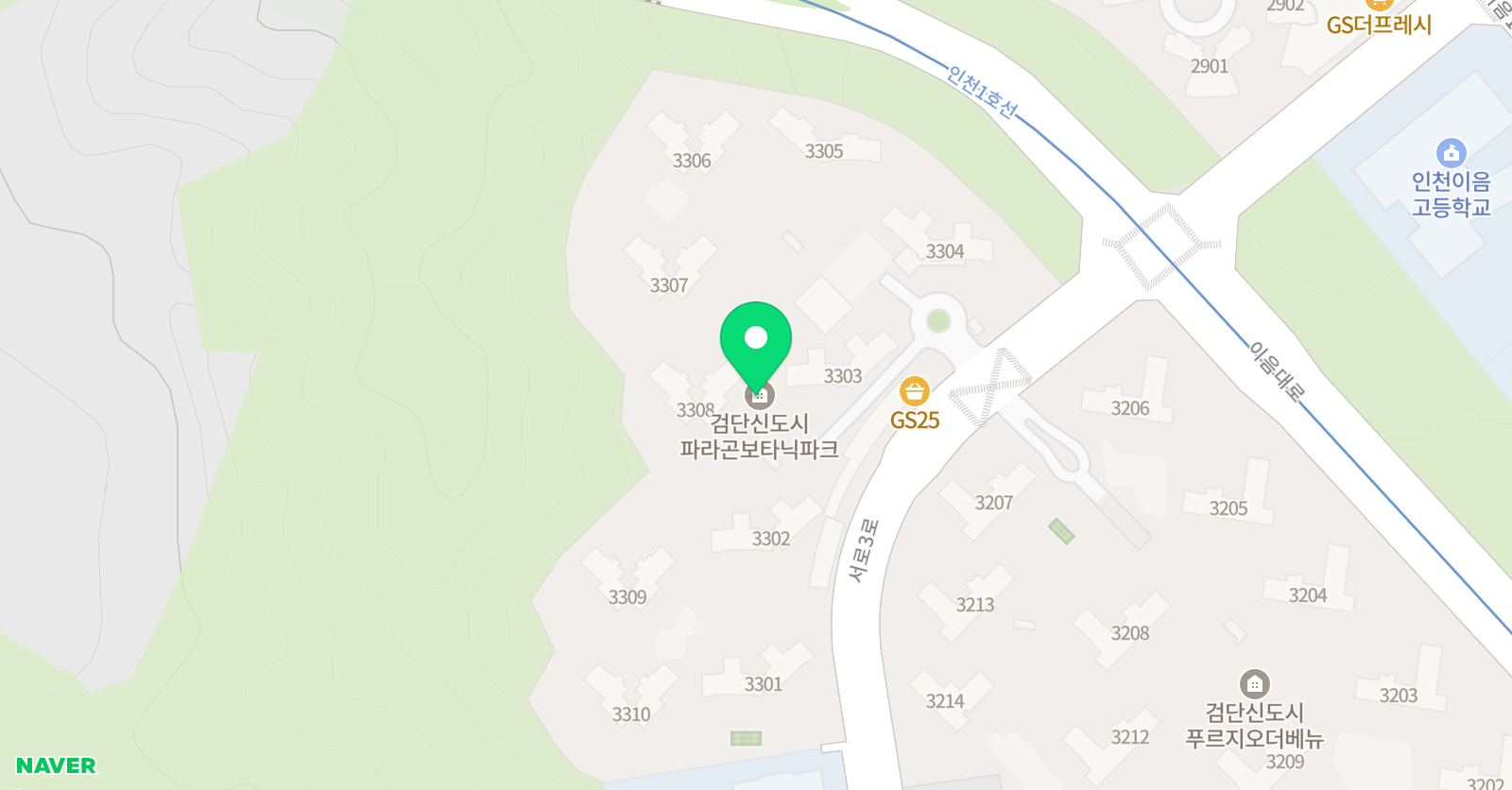 푸르넷 공부방 한별점 위치