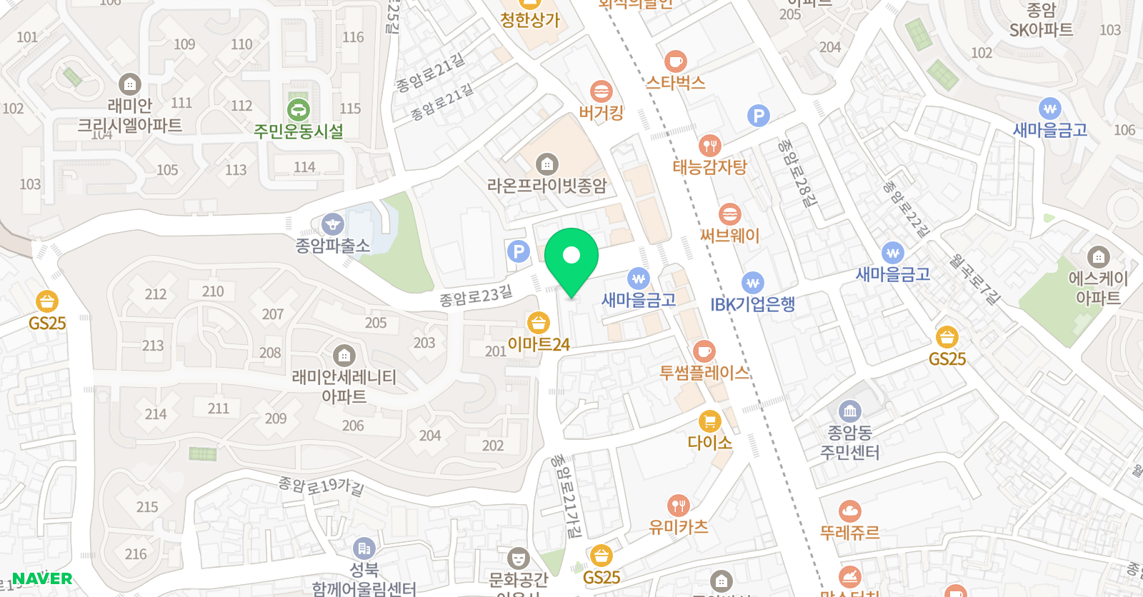 뮤즈 음악학원 위치
