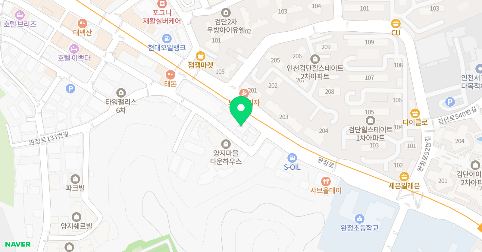 21세기 영수학원 위치