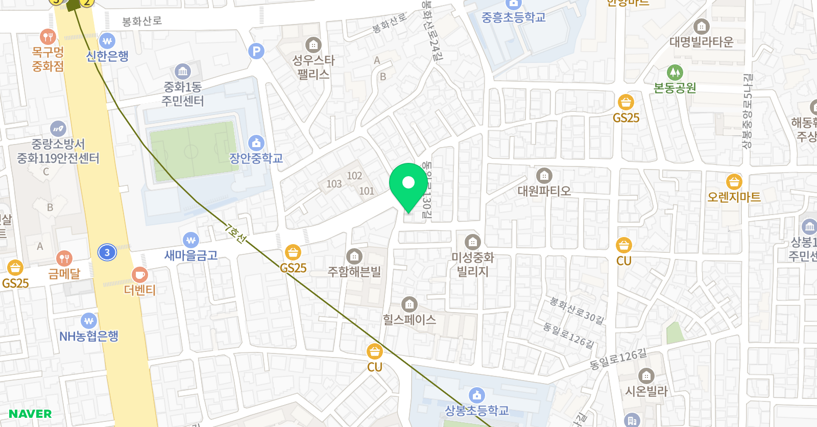미노 수학전문학원 위치