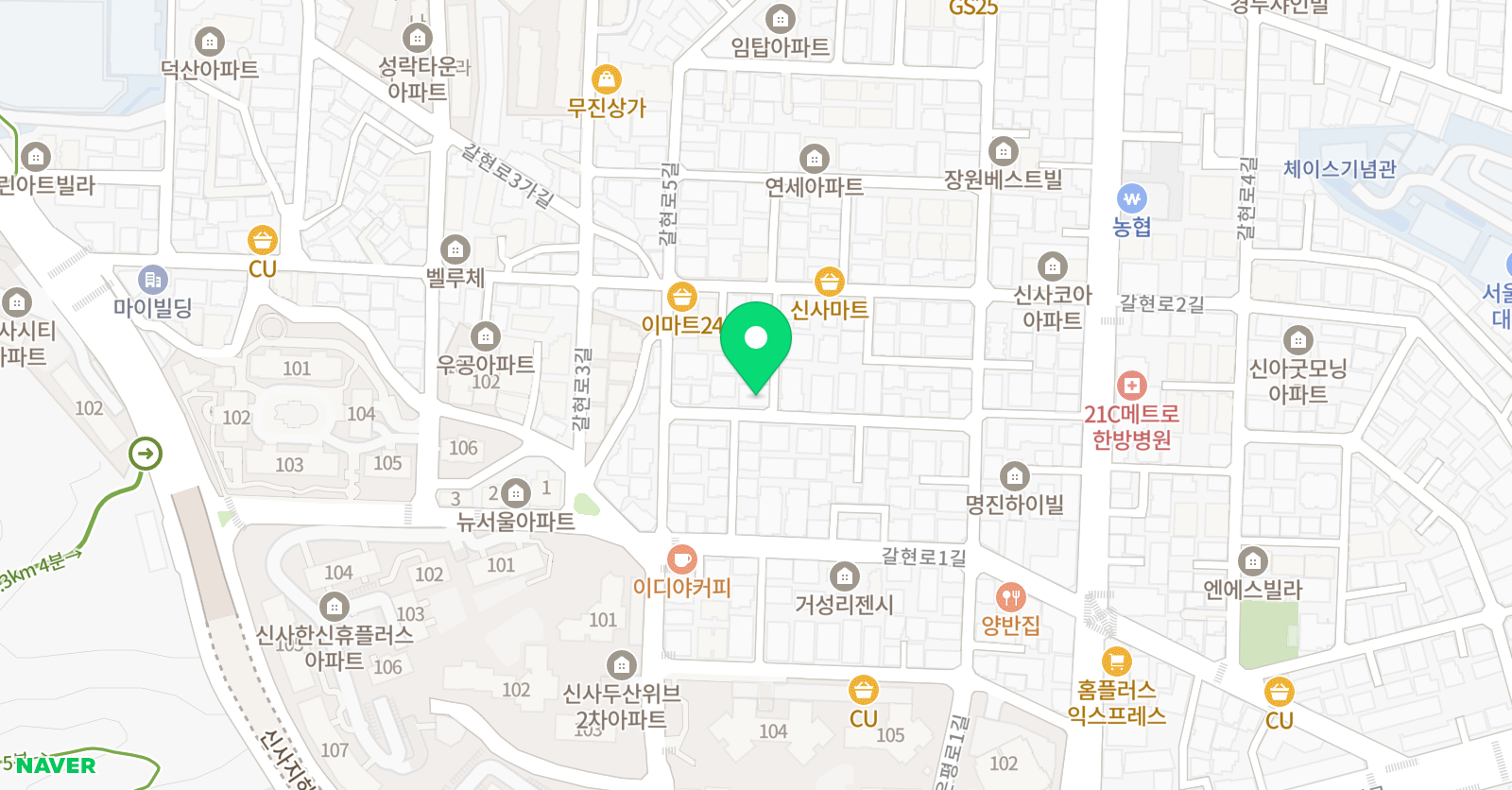 플라톤아카데미 논술교실 신사 위치