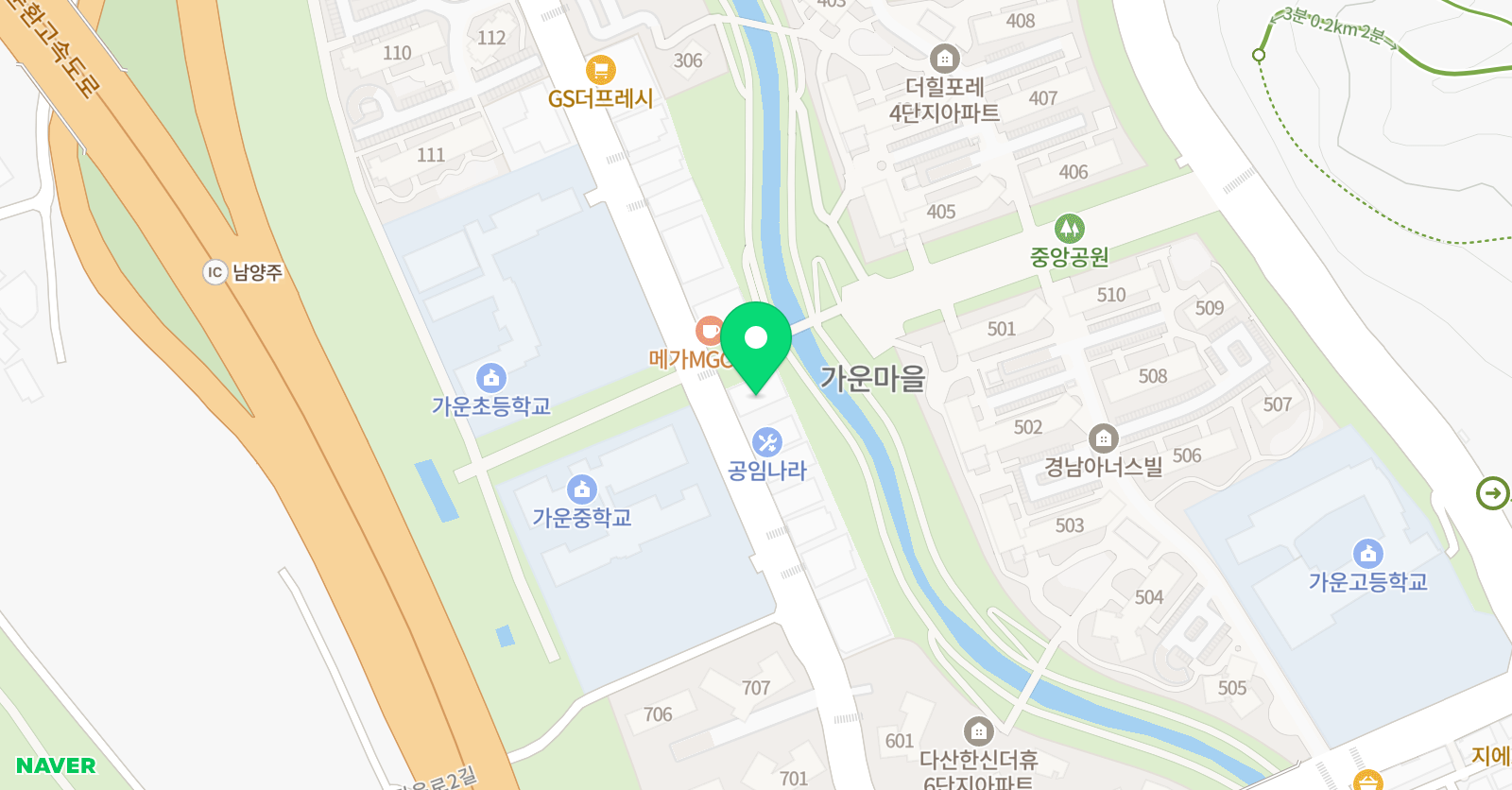 프라임 학원 위치