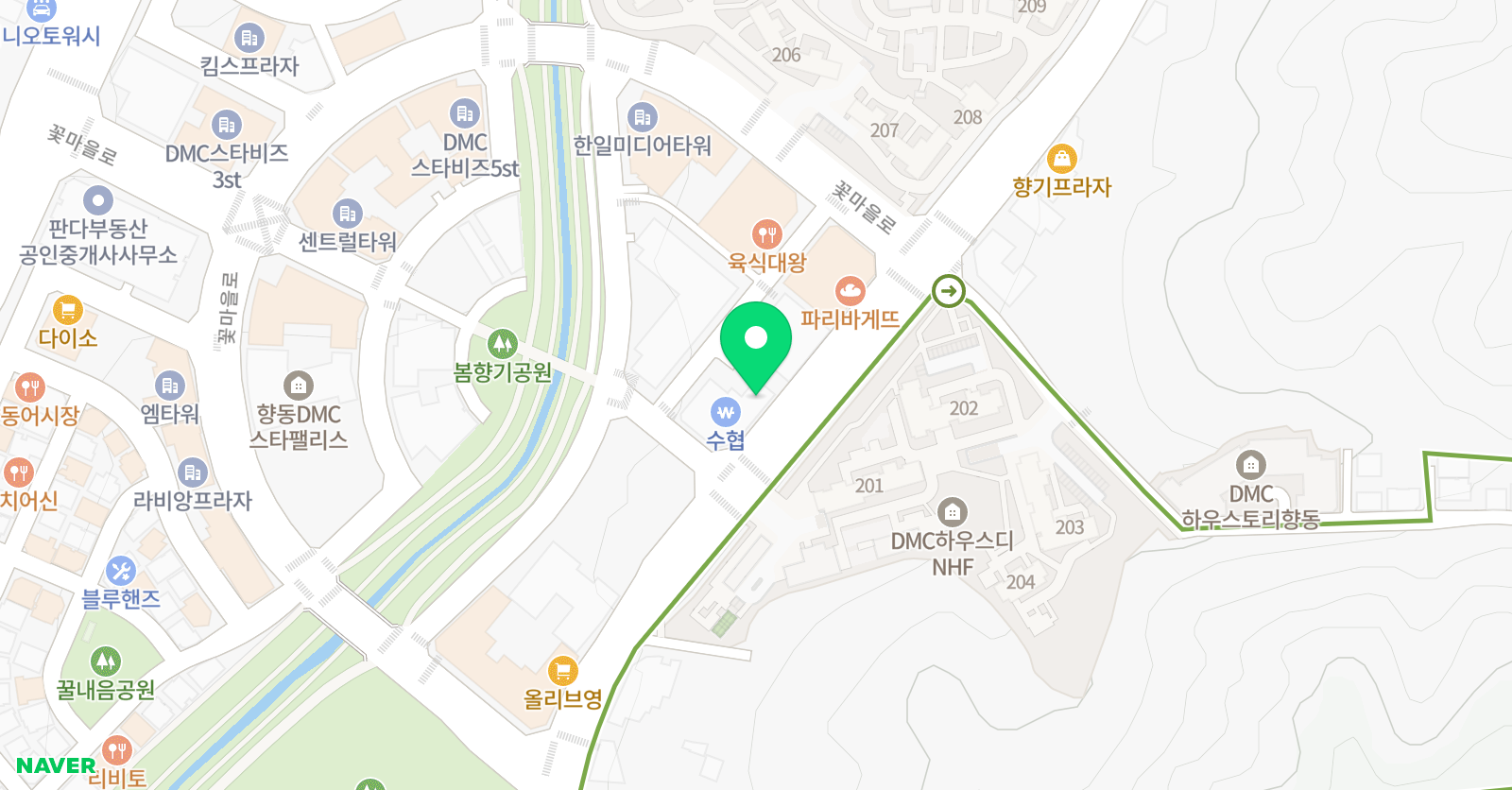 JS 학원 위치