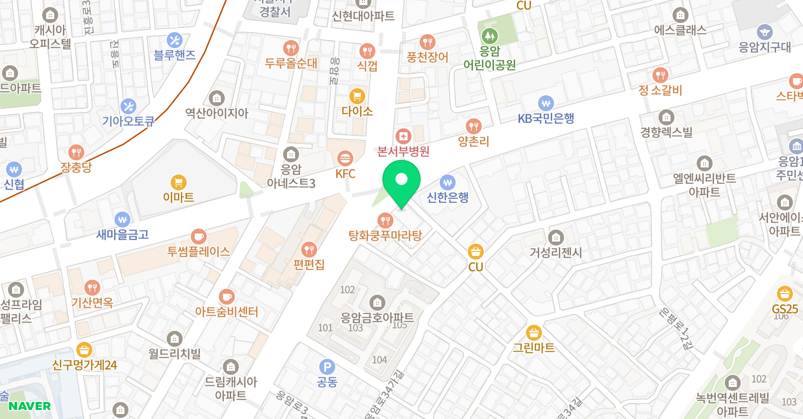 컬러 킥앤복싱 위치