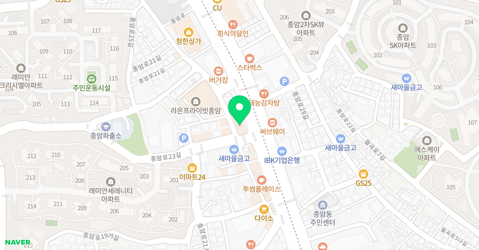 PK대치스파르타(성북) 위치