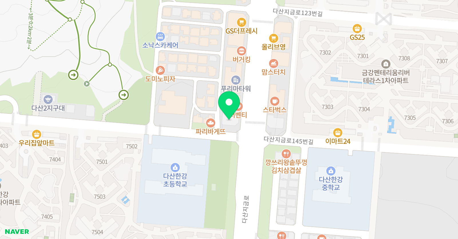 다산 브레멘 음악학원 위치