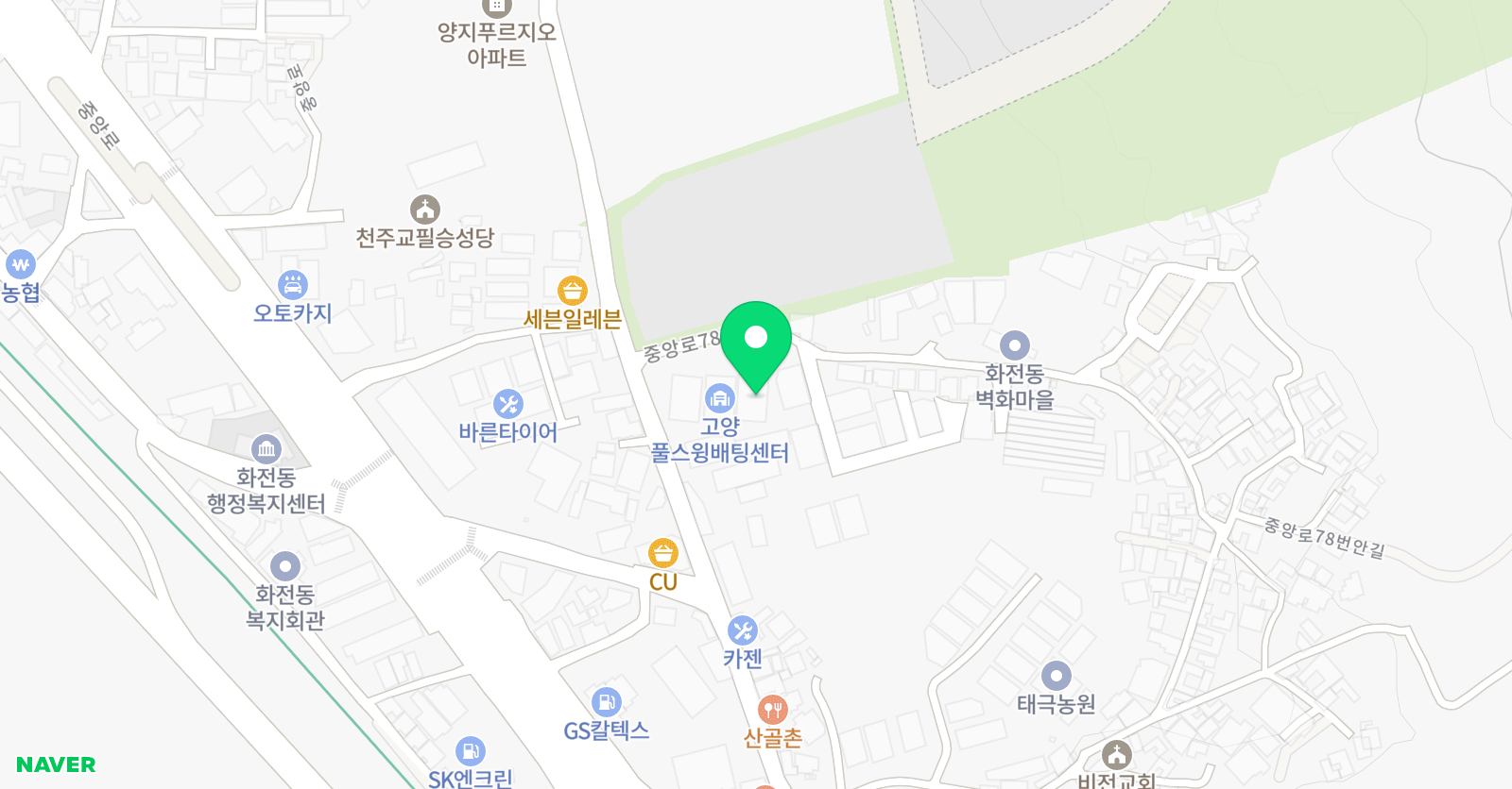 포지티브풋볼클럽 위치