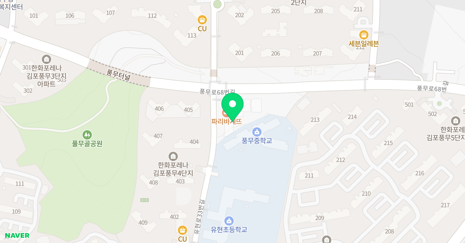 아이비 수학학원 위치