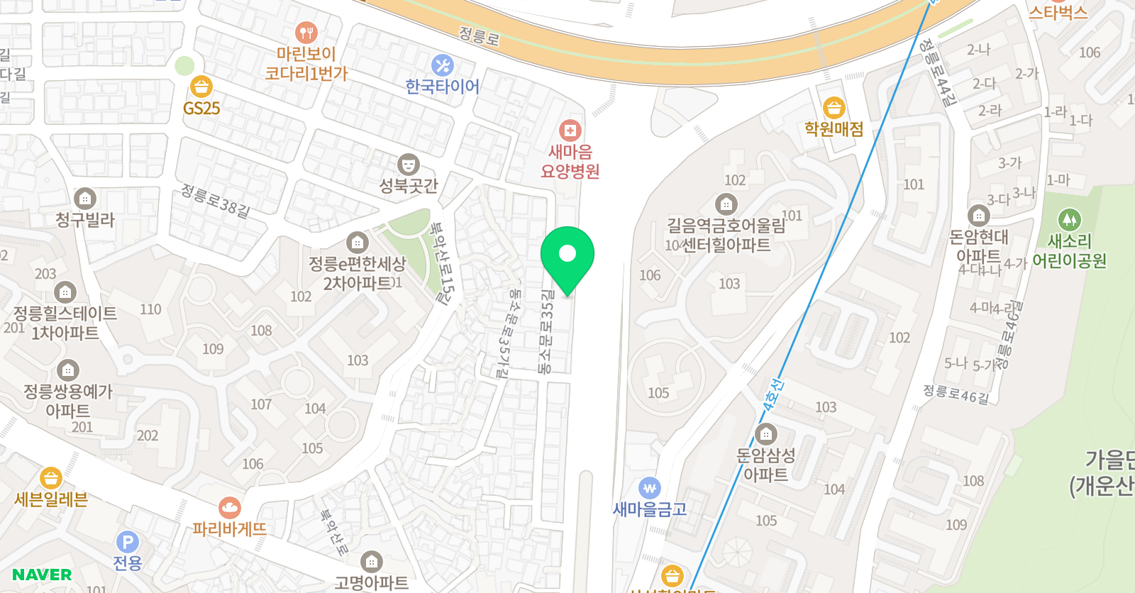 이바인 어학원 성북 위치