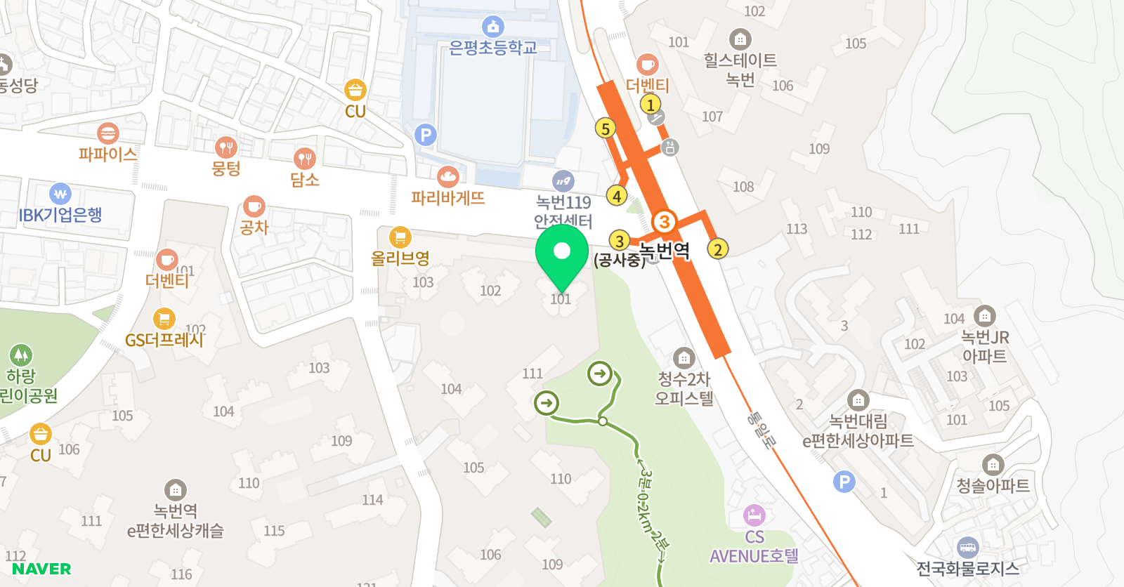 한국체대MTA 남일태권도 위치