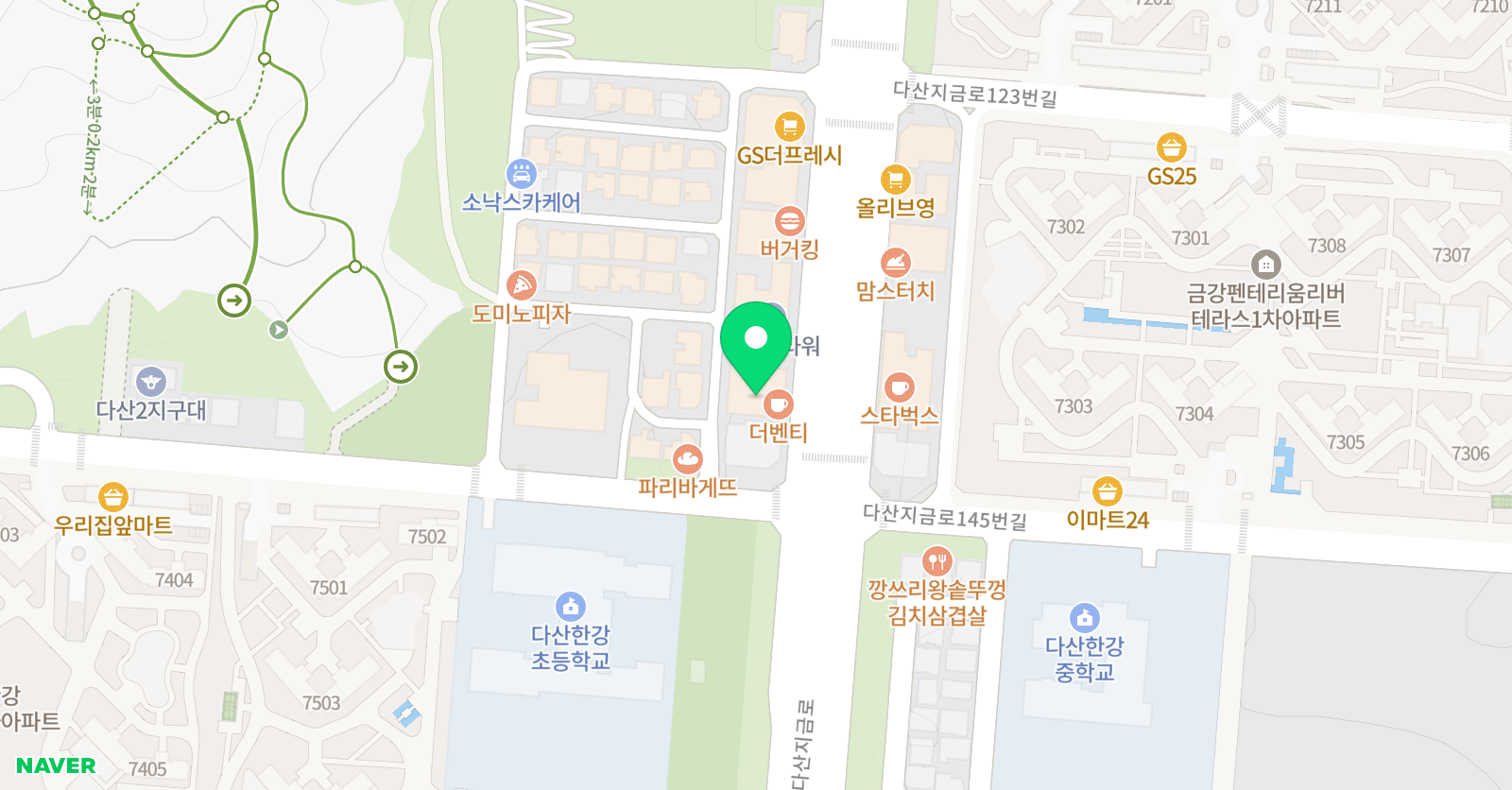 클라라의 피아노학원 위치