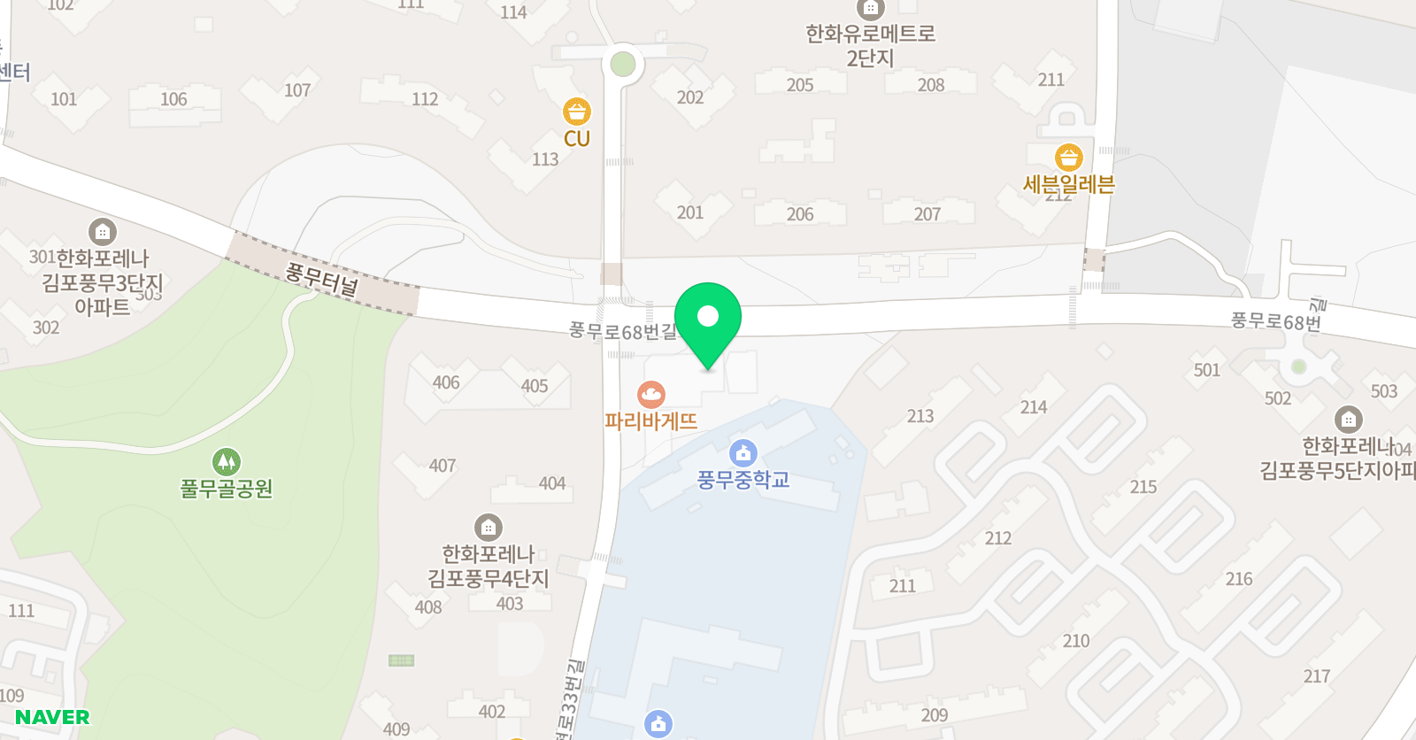 파란의자 미술학원 위치