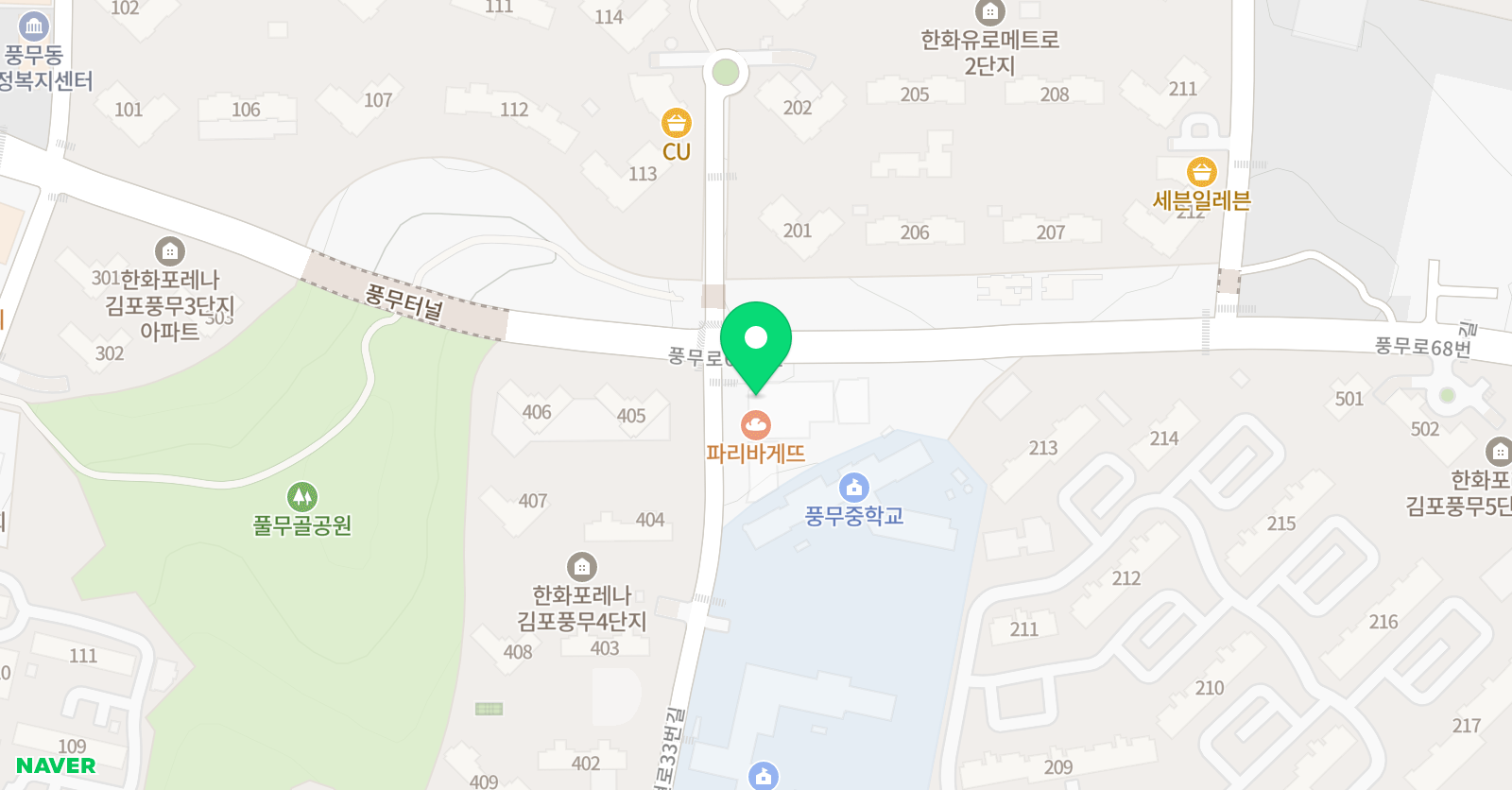 리드인 풍무독서논술 유현점 위치