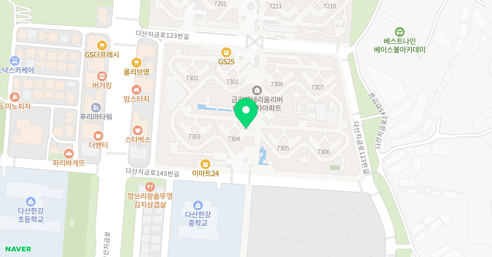 알고 수학 위치