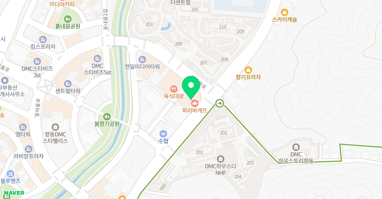 책나무 향동 독서논술 위치