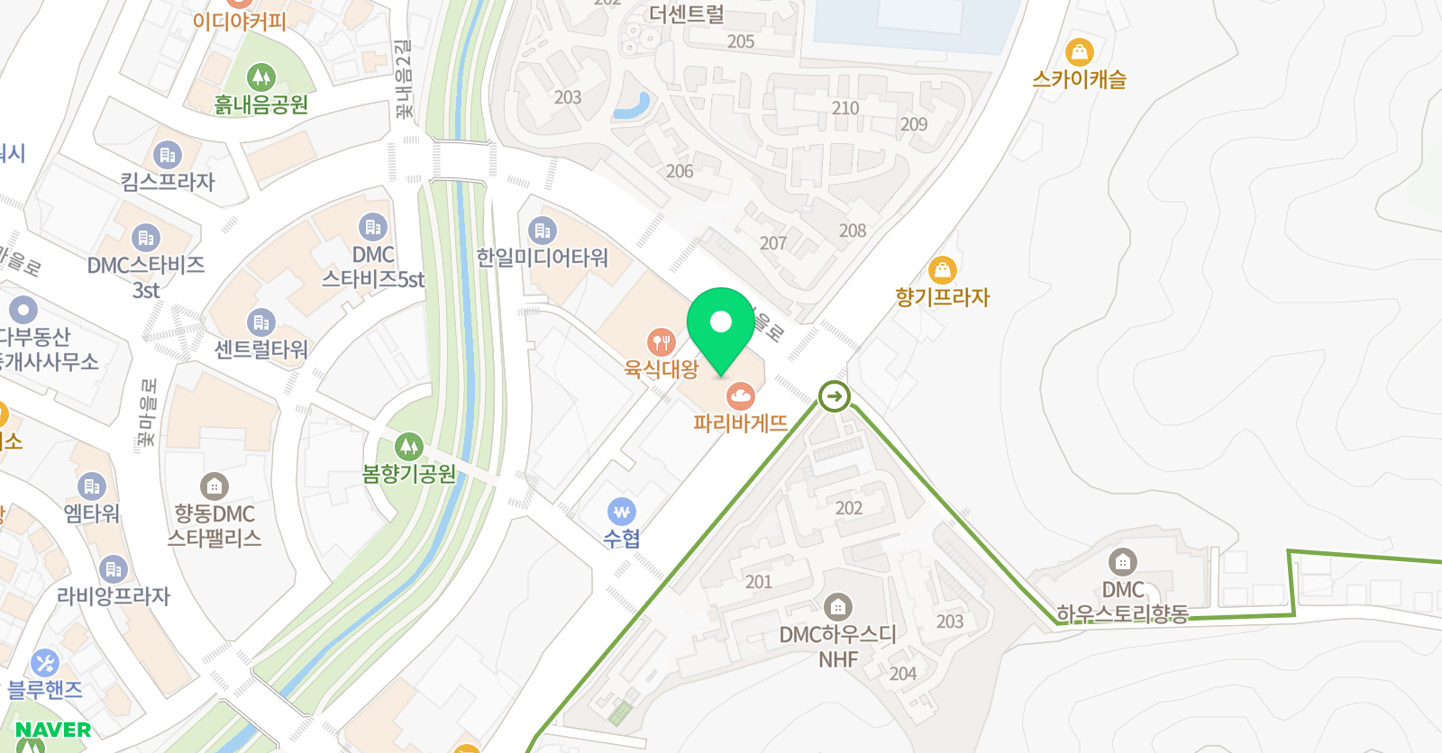 김태영 국어학원 향동캠퍼스 위치
