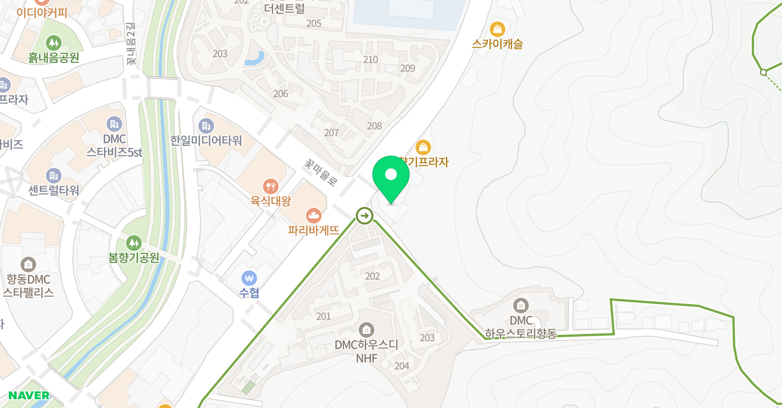 유투엠향동고등수학과학학원 위치