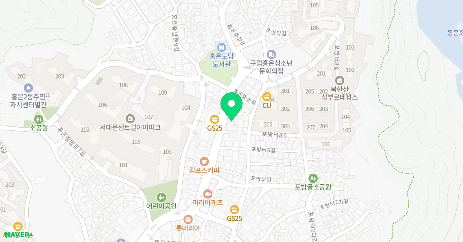 삼성 영어 한샘 수학학원 위치
