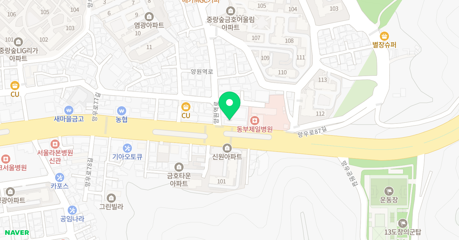 김상돈 수학학원 위치