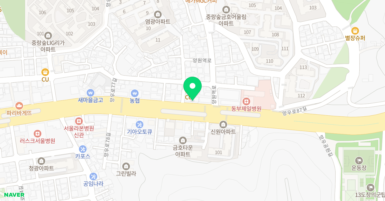 최실용 음악학원 위치