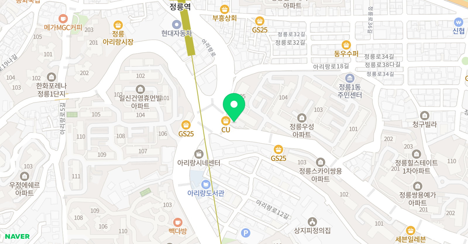 플레이팩토 정릉우성씽크매쓰교육원 위치