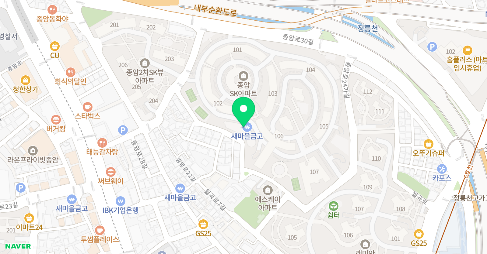 천마 태권도 위치