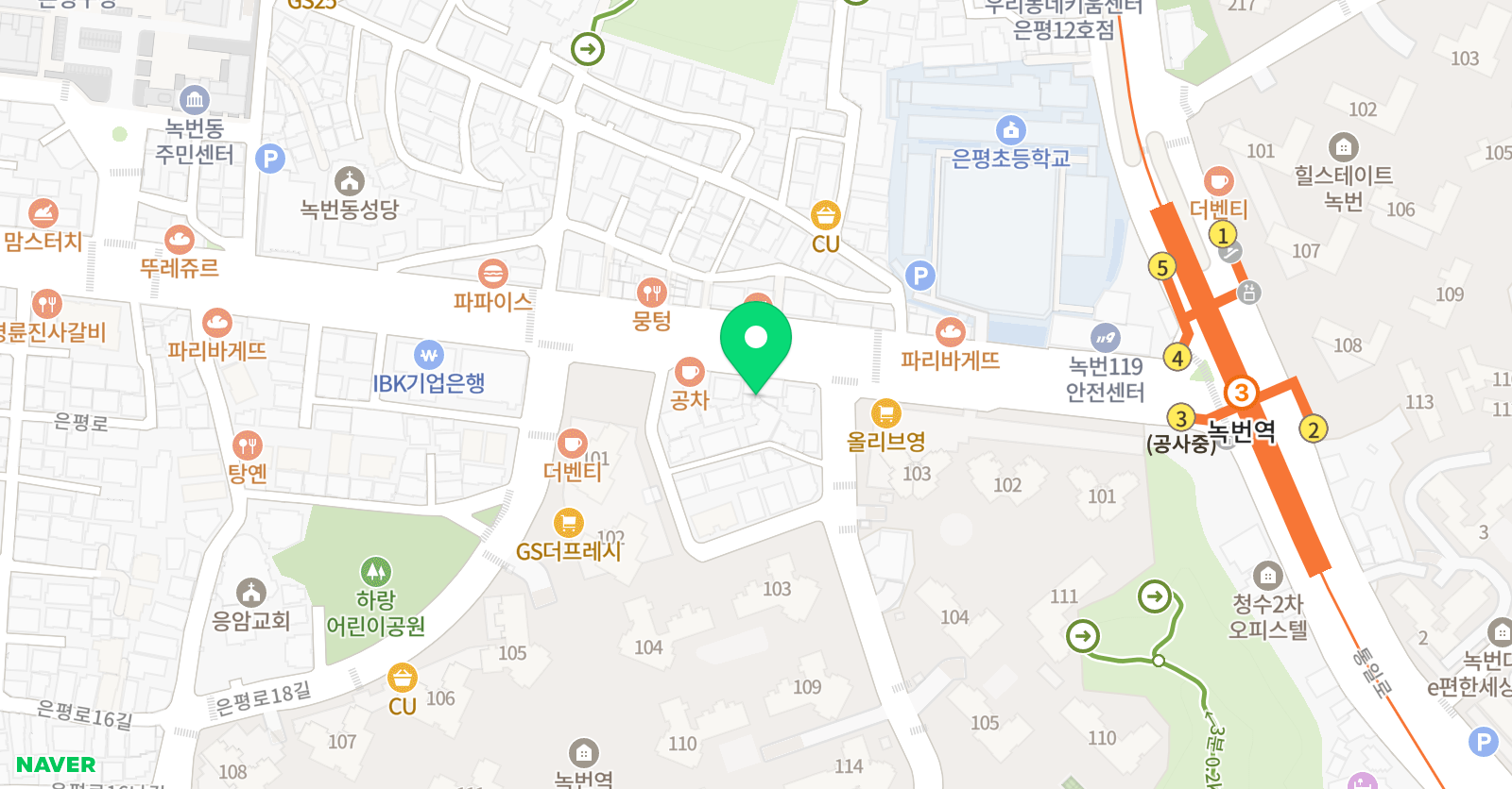 리드인 독서중심논술학원 서부직영원 위치