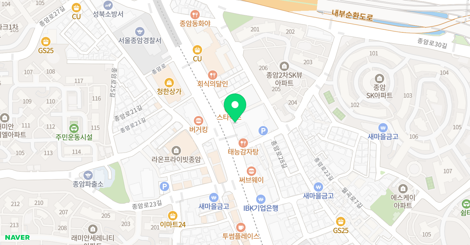 키즈스피치마루지 성북센터 위치