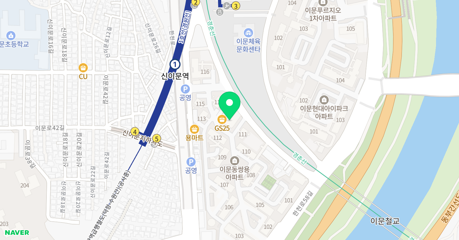 캔 수학전문학원 위치