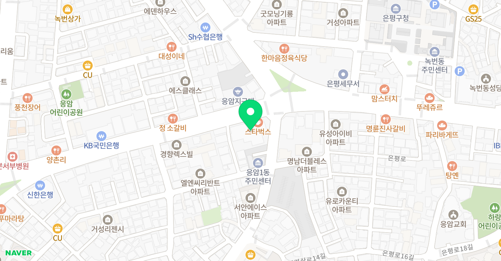 청담 어학원 은평브랜치 위치