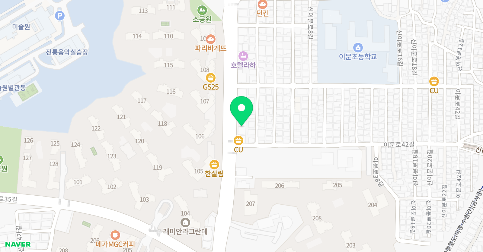 예일 어학원 이문캠퍼스 위치