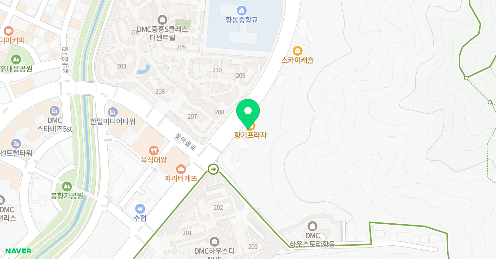 윤선생 IGSE 아카데미 향동 위치