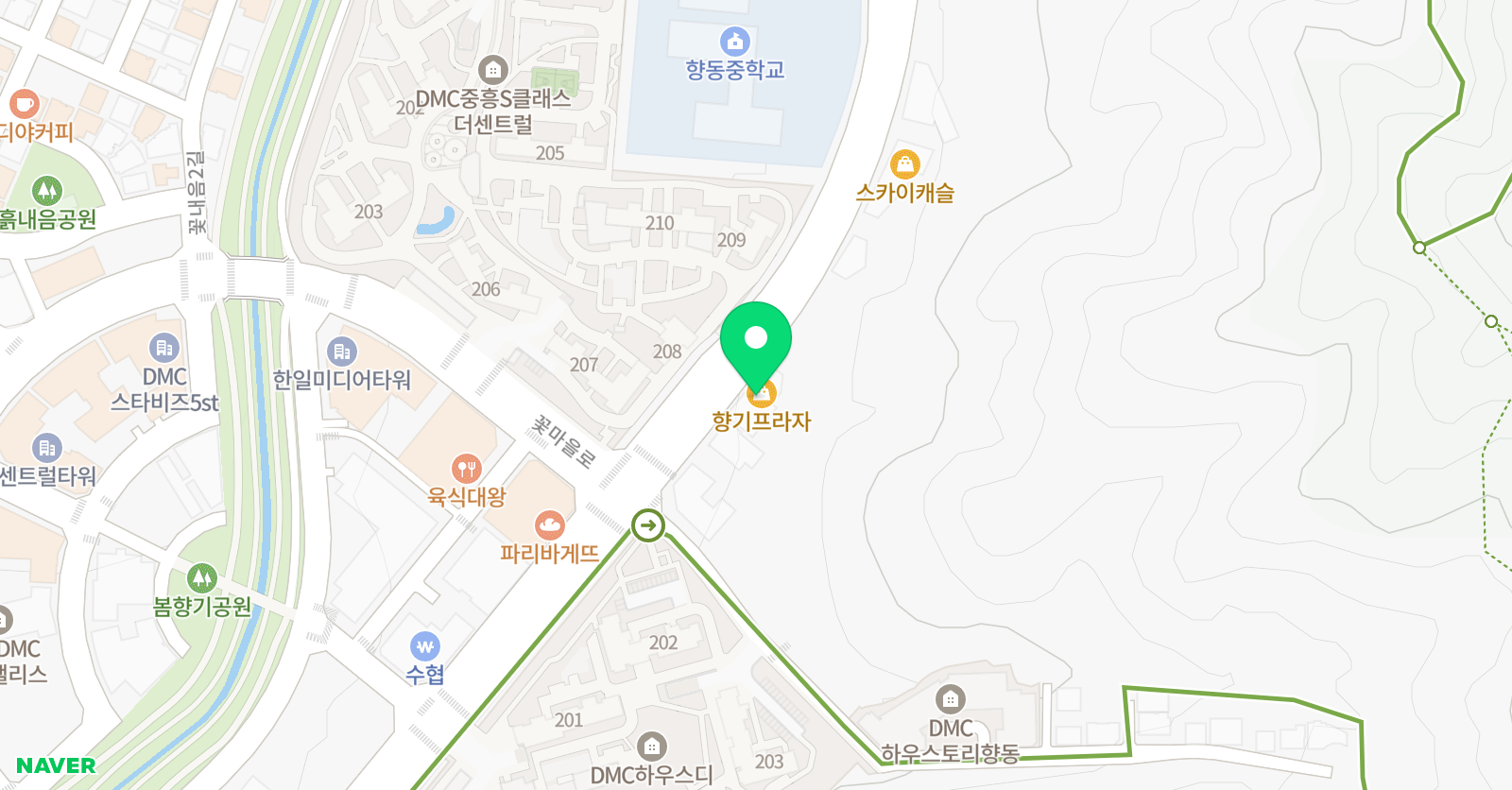 플래뮤 미술학원 향동 위치