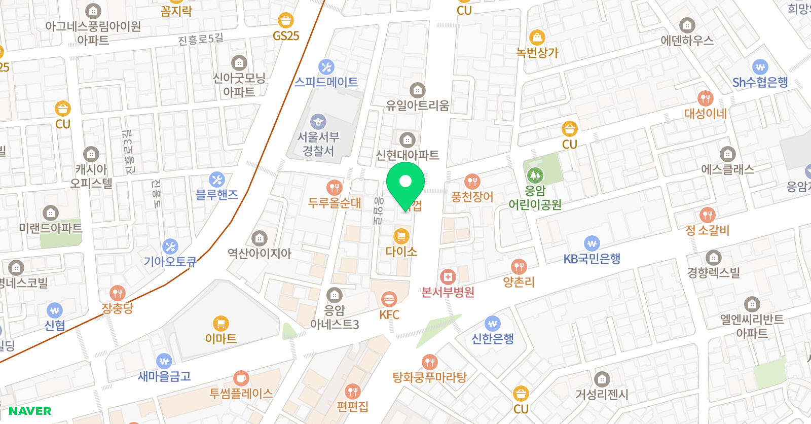 자라다남아 미술학원 은평응암원 위치
