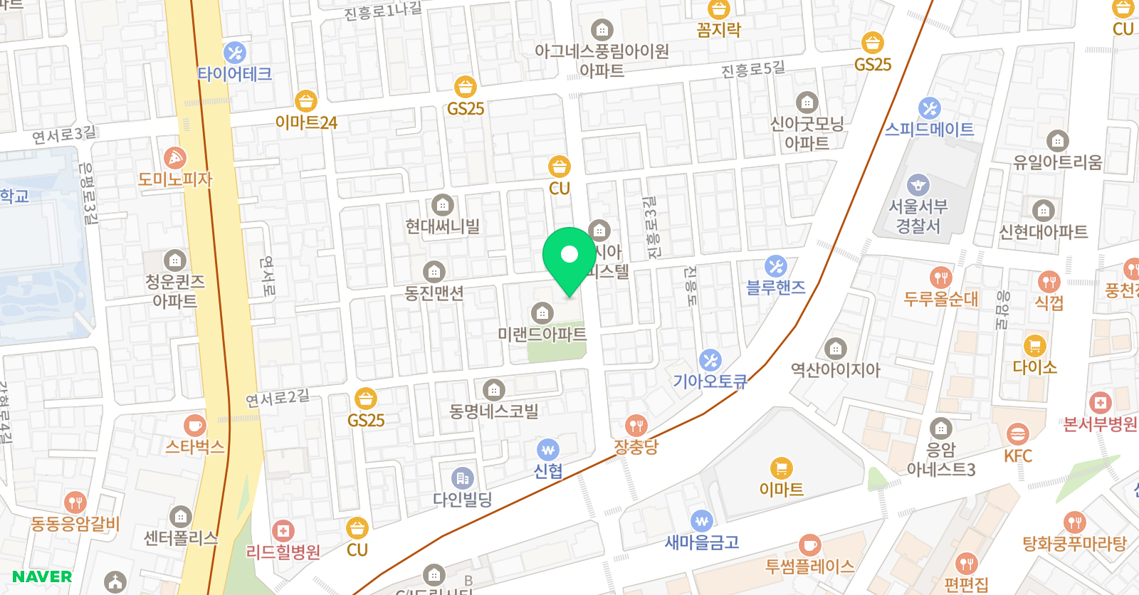 관인엘림 피아노음악학원 위치